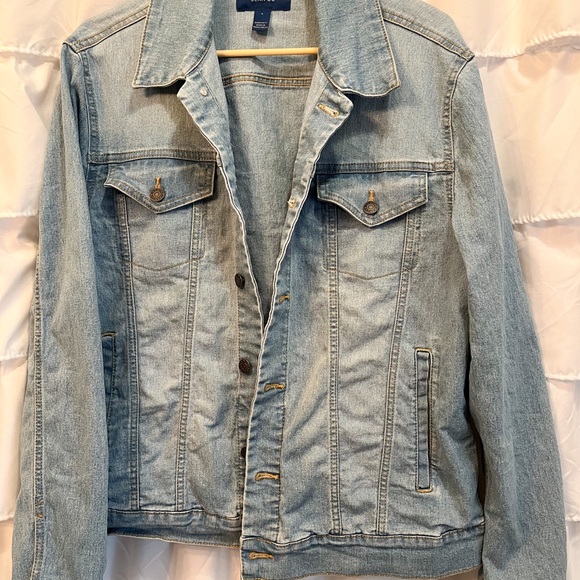 Arizona Jean Co Large Denim Jacket - Jean Jacket - Light wash jean jacket - Picture 6 of 8
